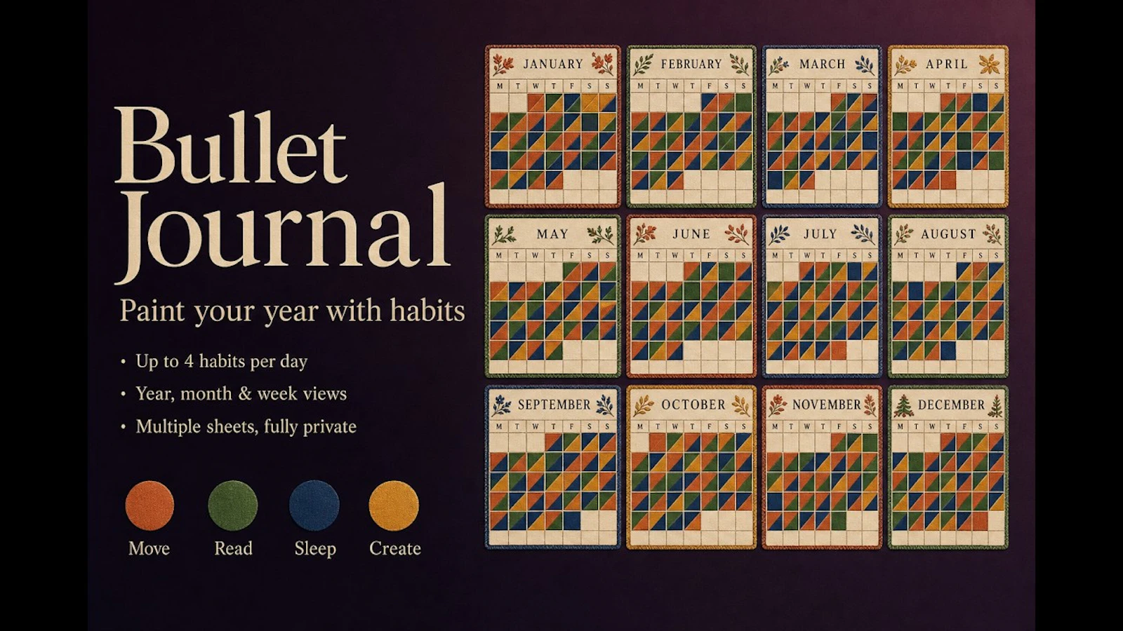 Bullet Journal screenshot 1 (video preview)