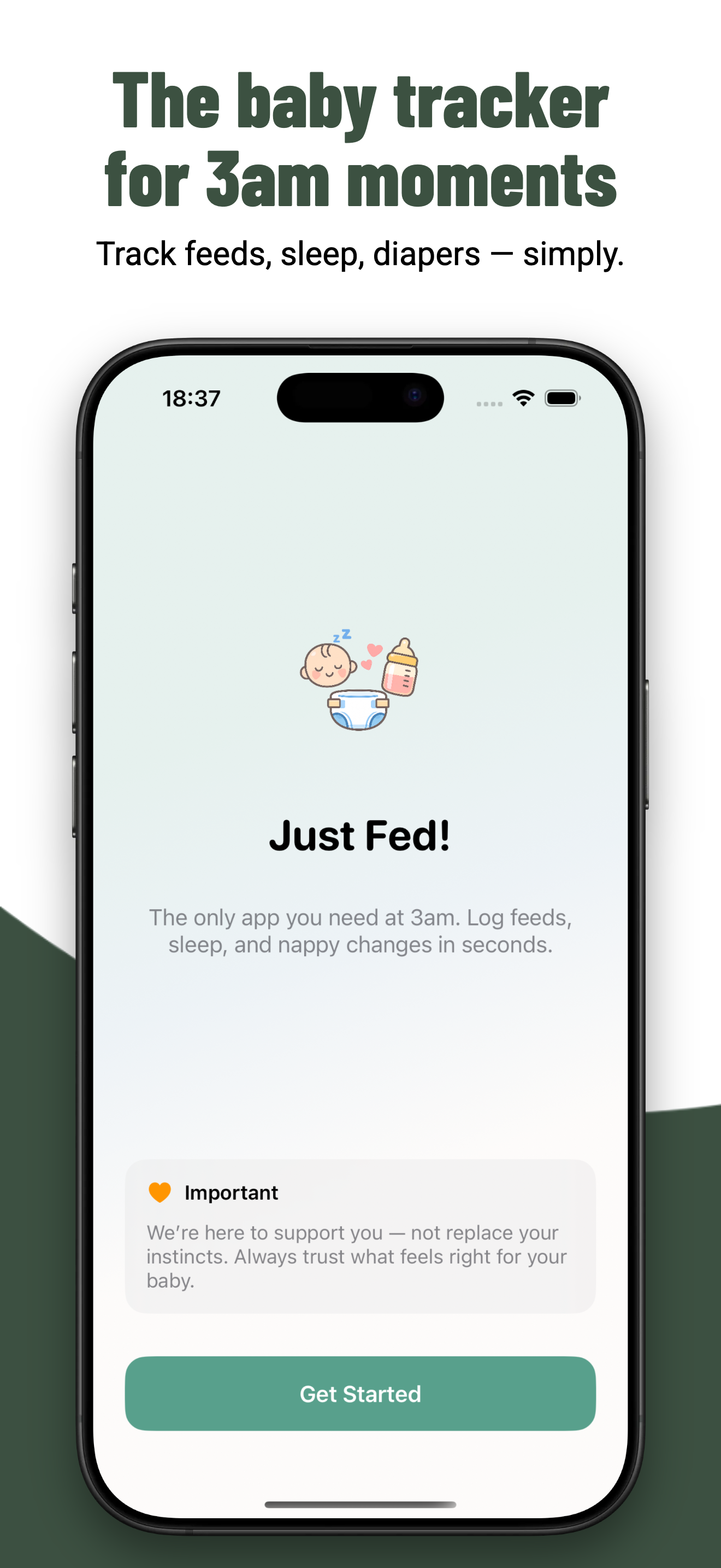 Just Fed! Baby tracker gallery image