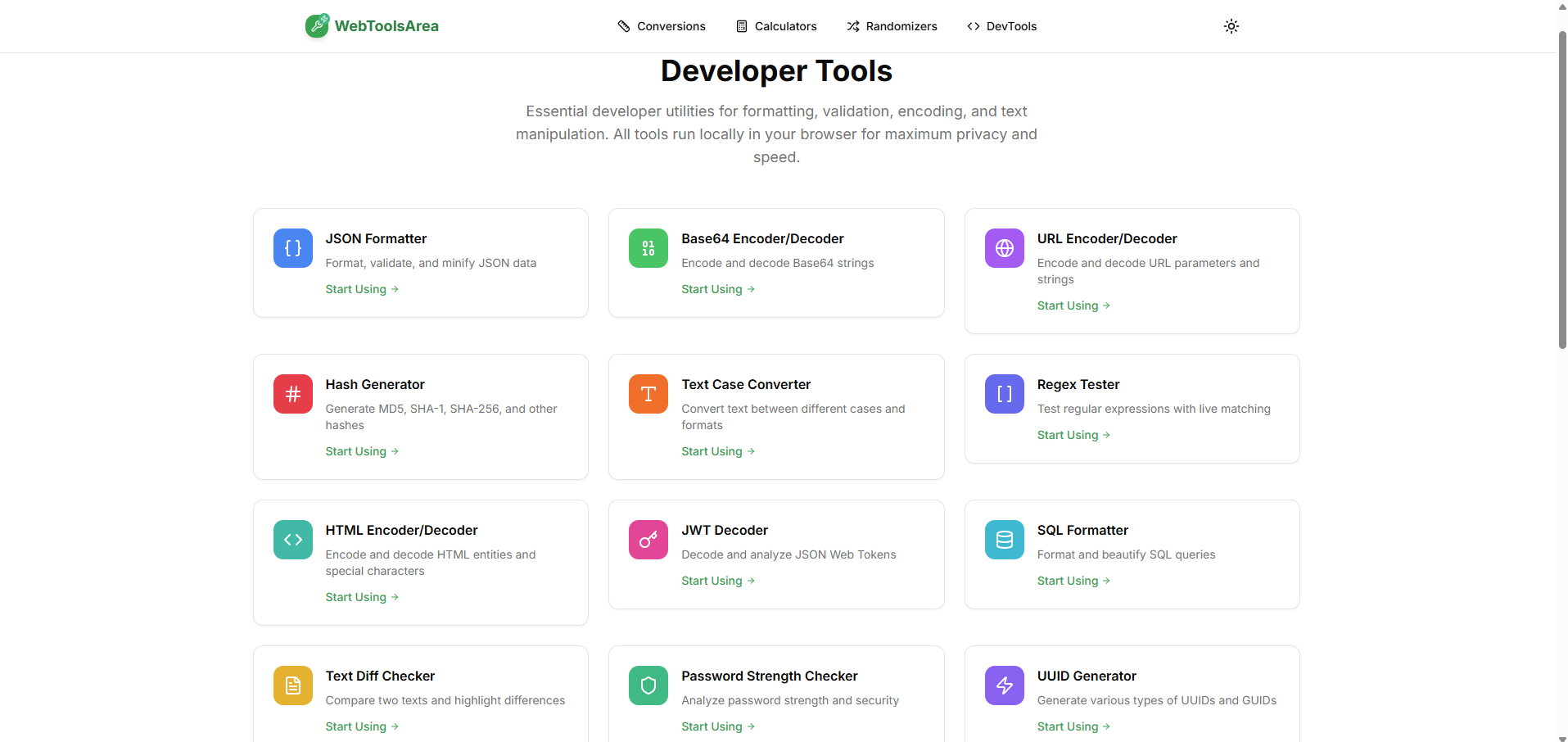WebToolsArea - Fast & accurate calculators & daily tools media 5