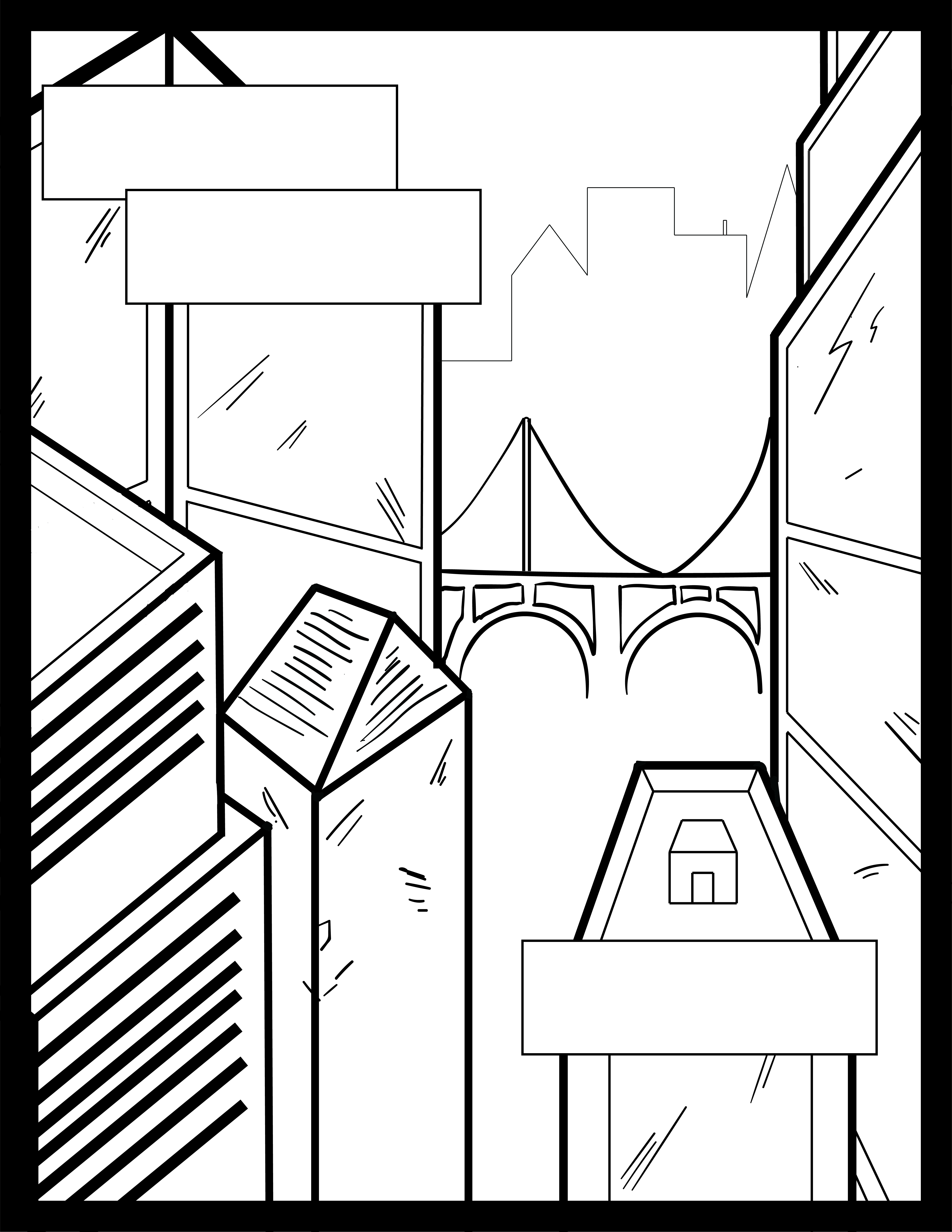 Comics-Inspired Adult Coloring Book gallery image