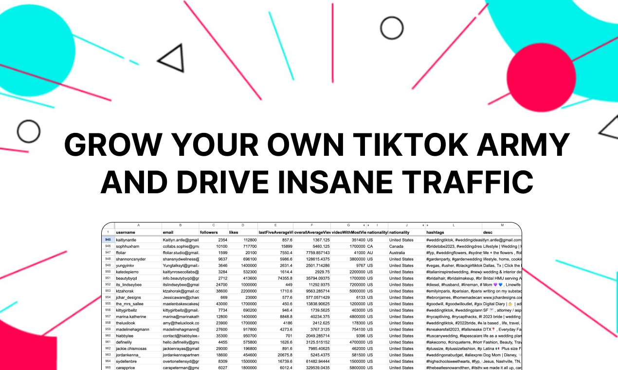 Media TKTOK ARMY - Pangkalan data nano & mikro-influencer termurah yang anda perlukan 4