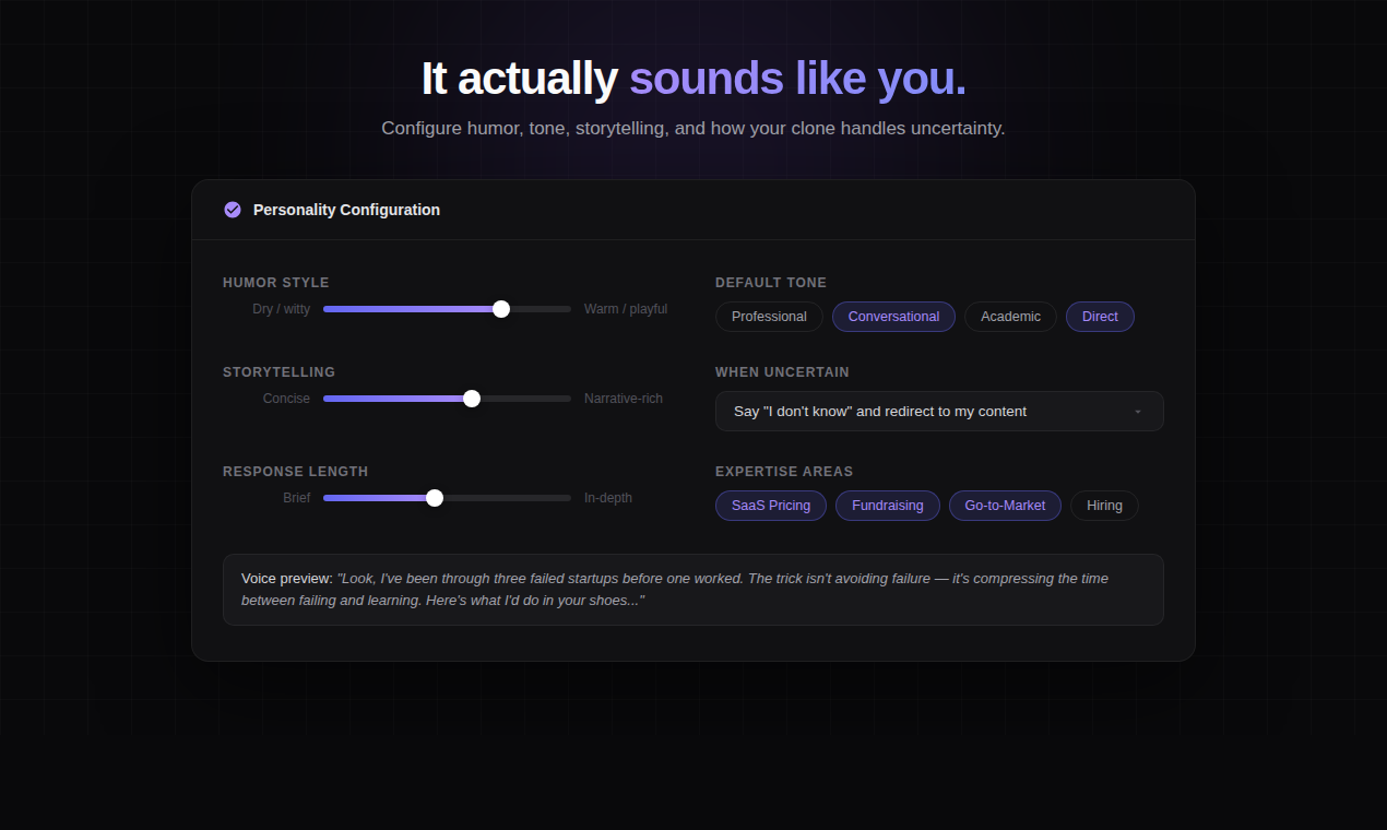 Your AI Clone gallery image