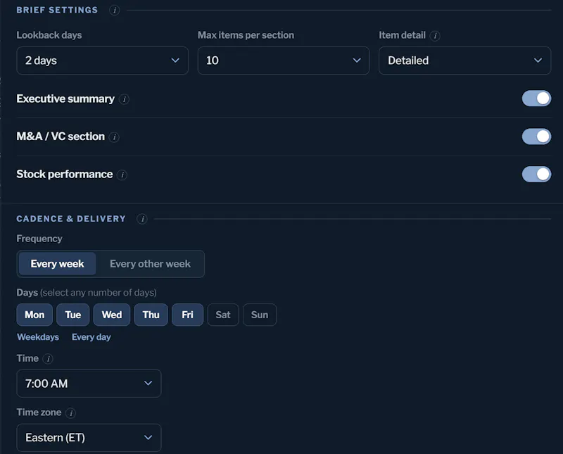 SectorBrief screenshot 4