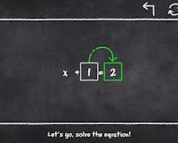 x=1: Learn to solve equations! media 2