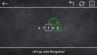 x=1: Learn to solve equations! gallery image