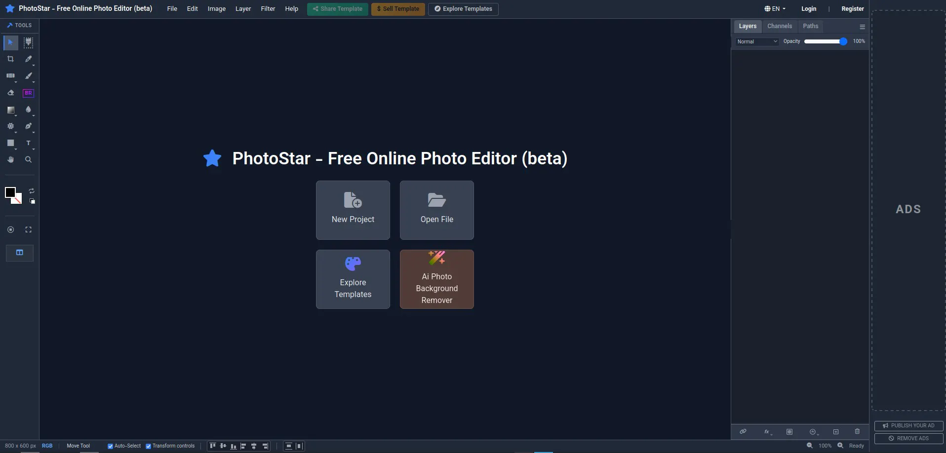 PhotoStar - Free Online Photo Editor gallery image