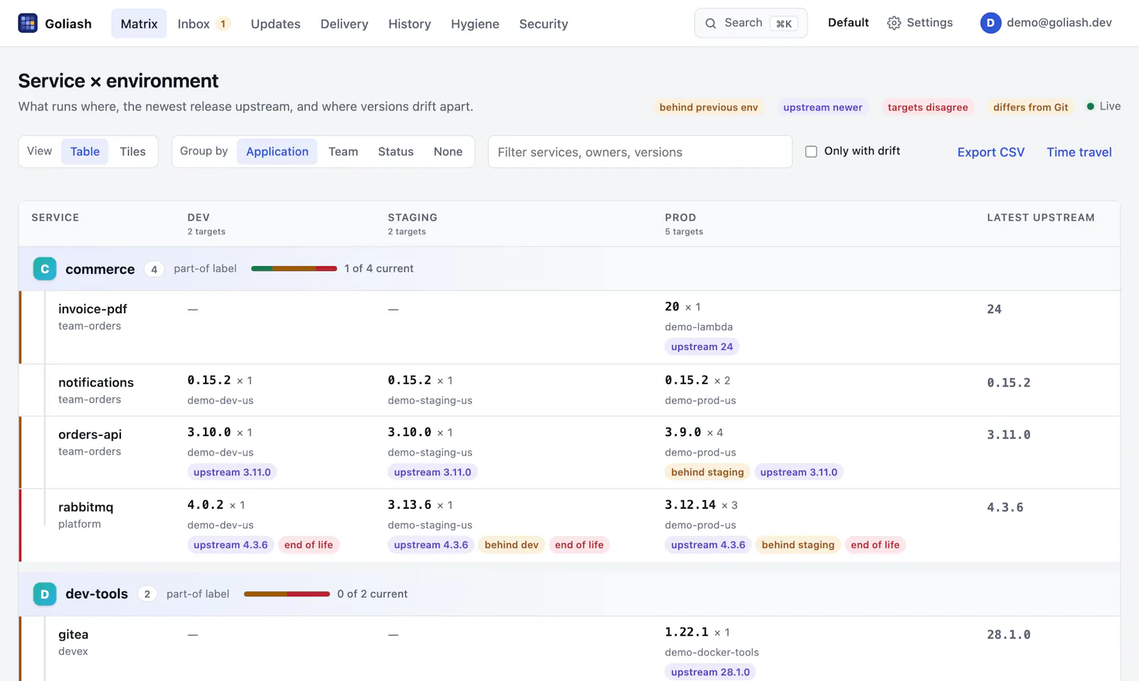 Goliash screenshot 2