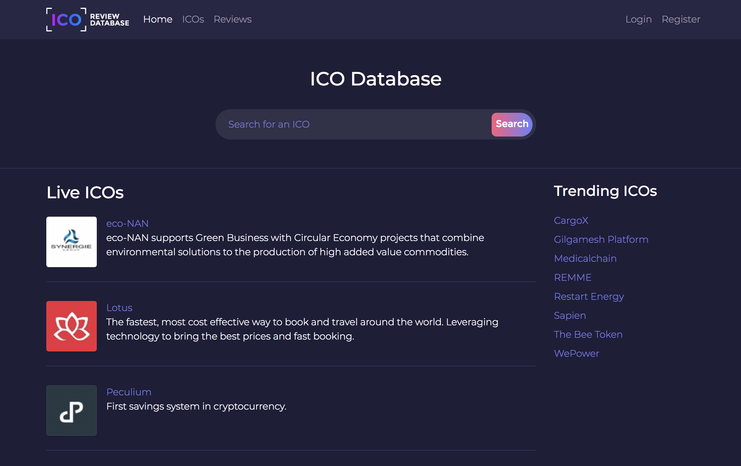 ICO Review DB: A curated directory of ICO Reviews. | Product Hunt