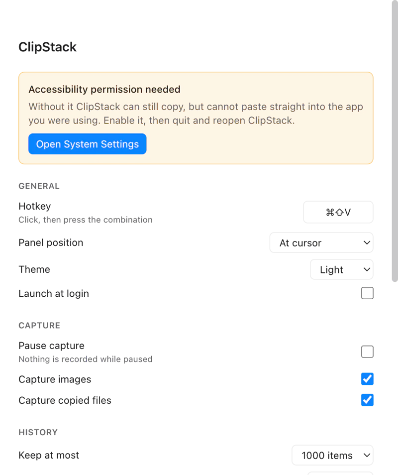 ClipStack screenshot 3