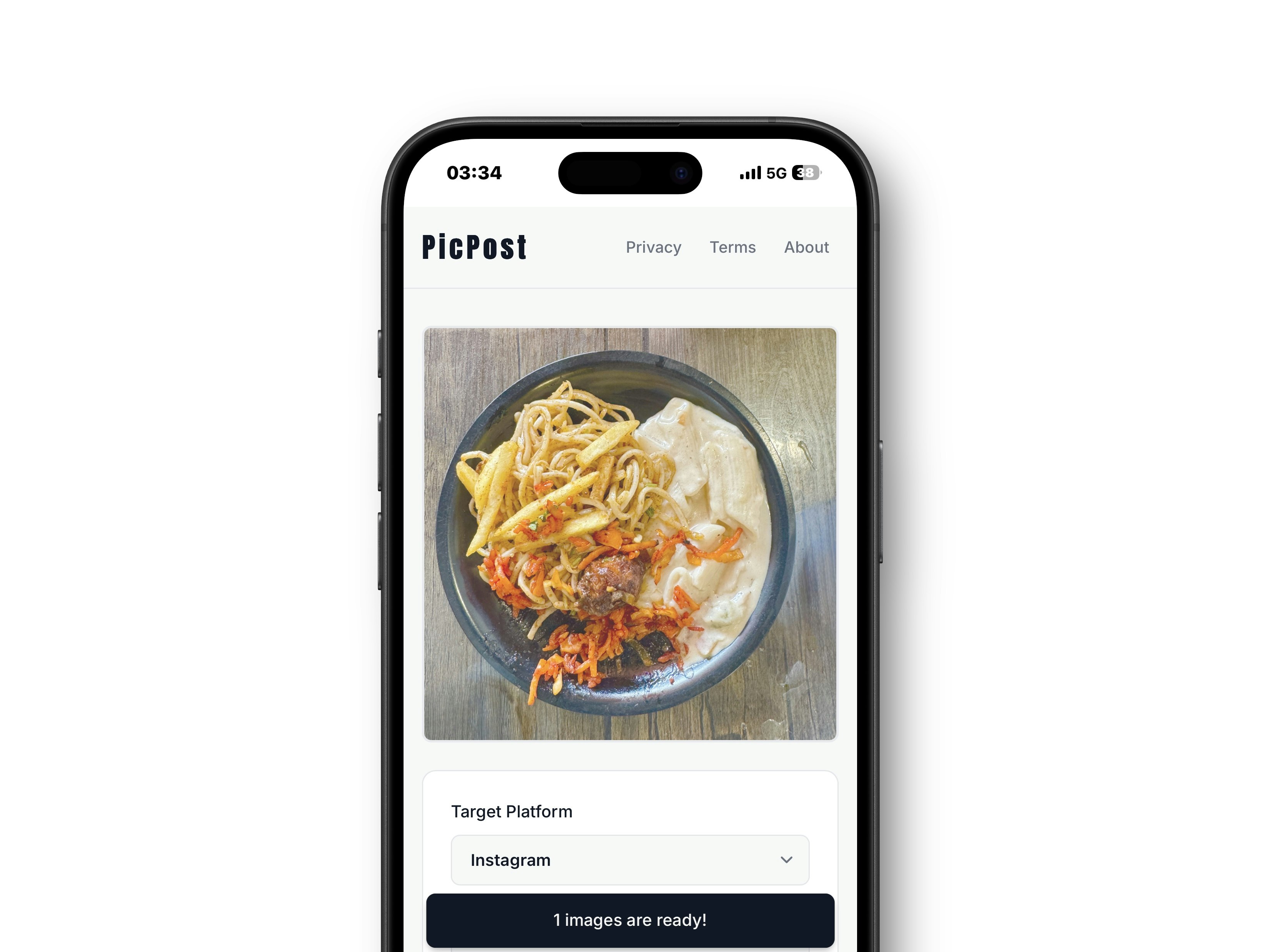 PicPost: AI for Social Media media 2