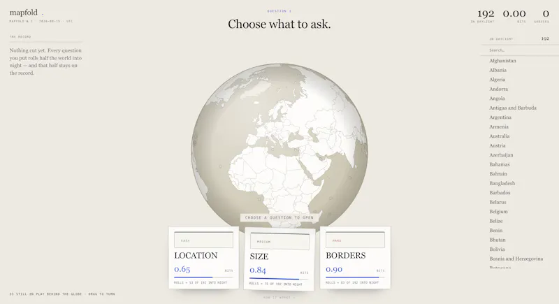 MapFold screenshot 2