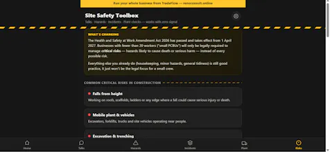 Workplace Safety App Site Safety Toolbox gallery image