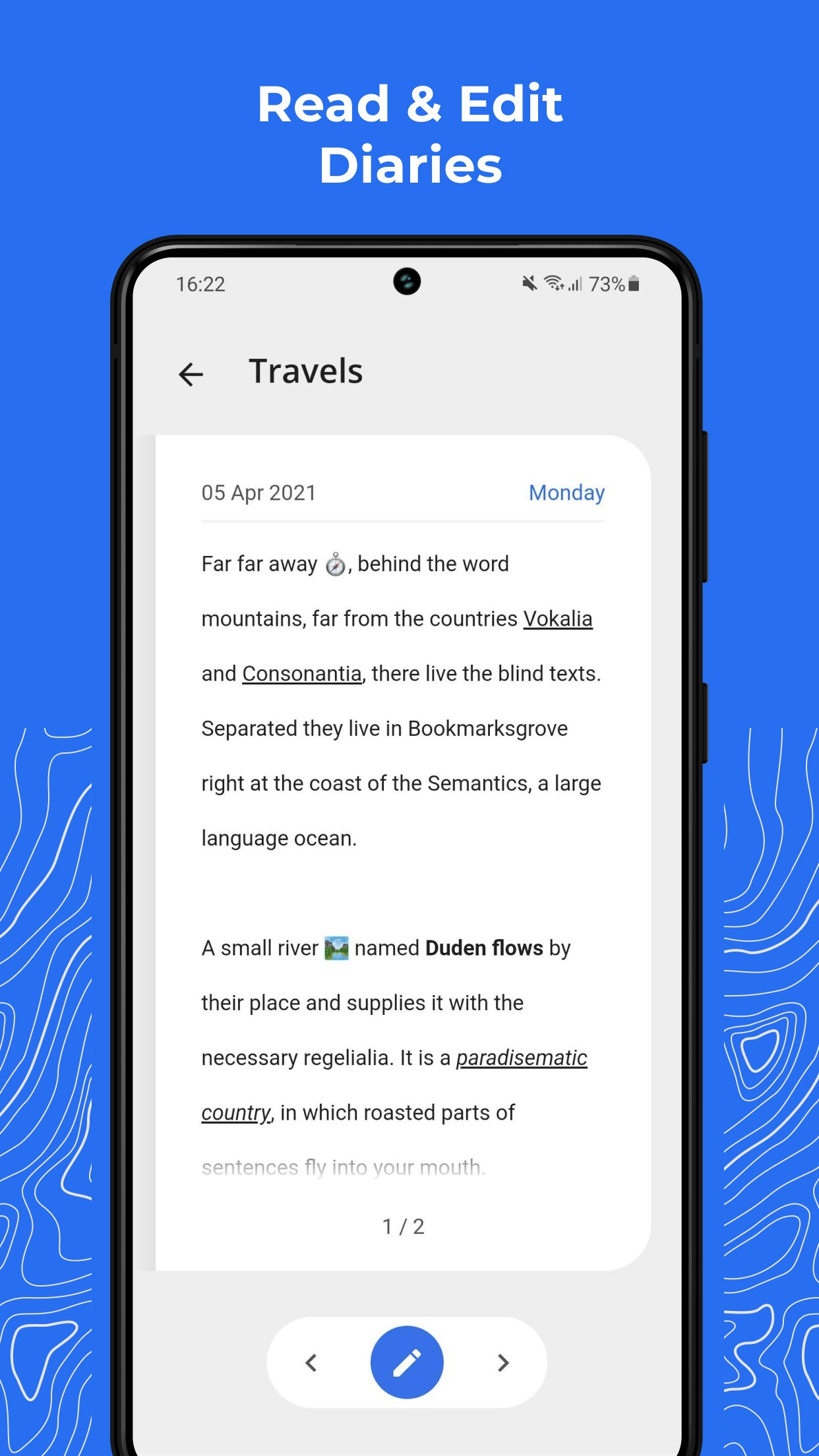 Diary by Storytics gallery image