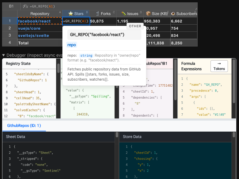 GridSheet gallery image
