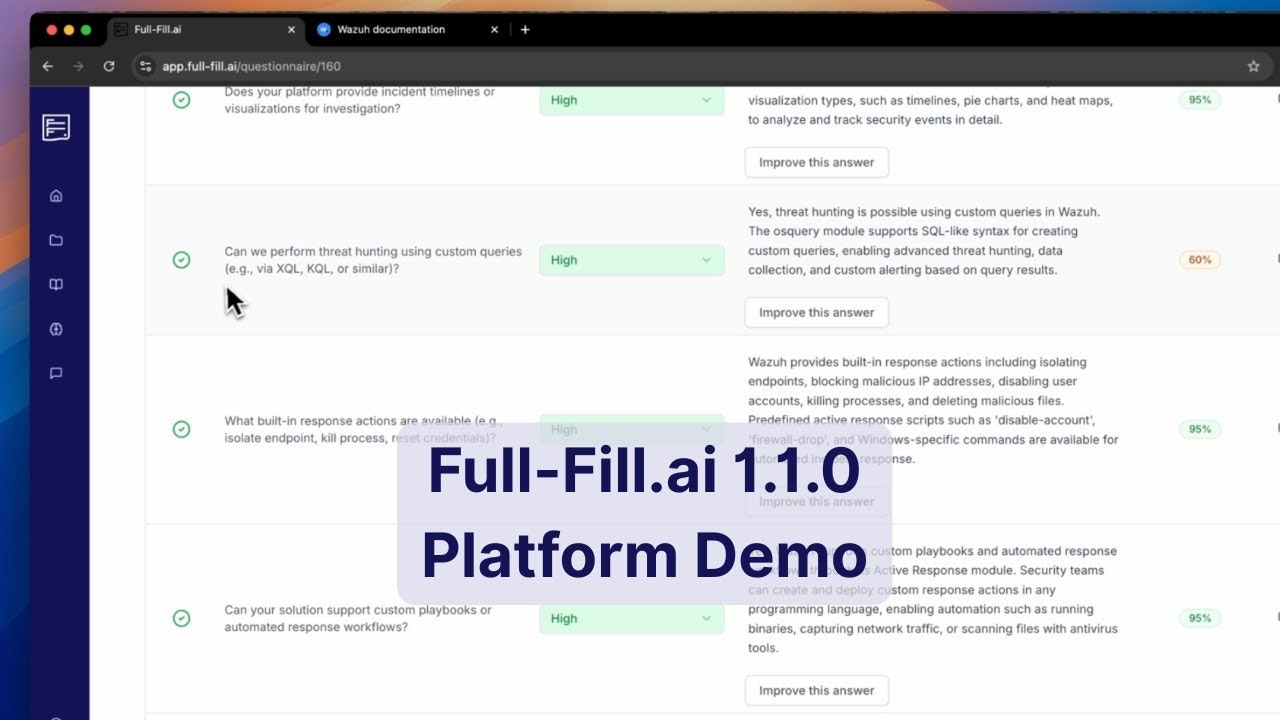 Full-Fill.ai - AI Questionnaire filling gallery image