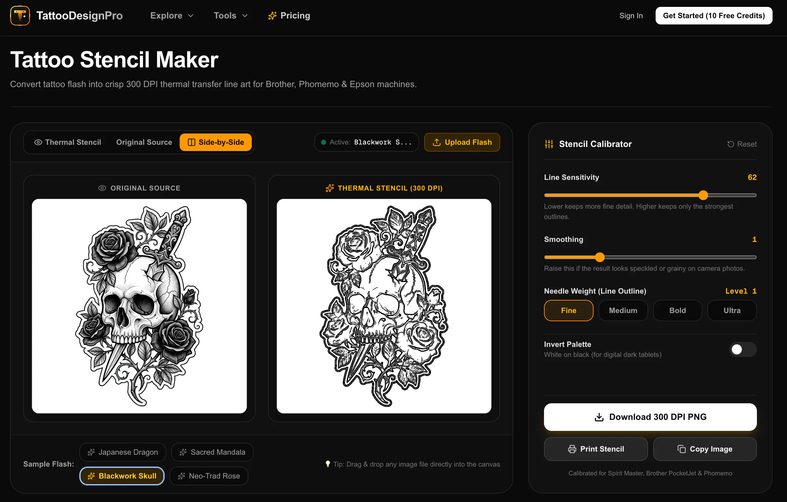 Tattoo Stencil Maker by TattooDesignPro gallery image