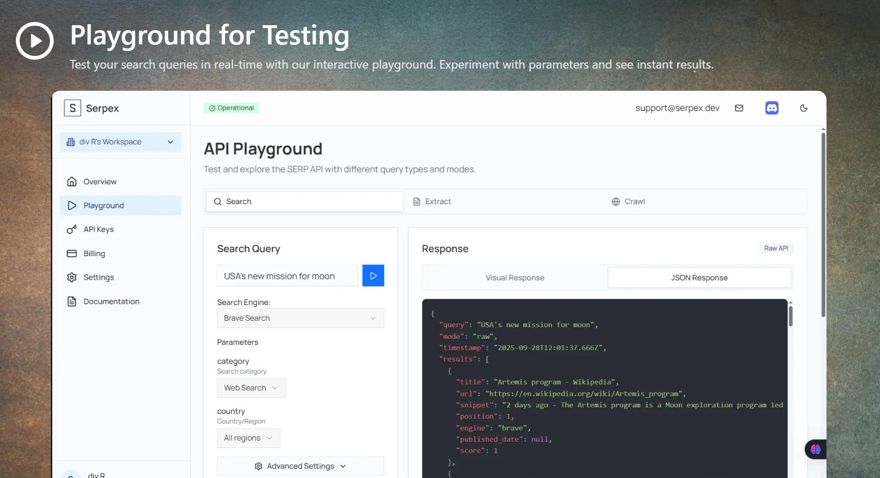 Serpex.dev gallery image