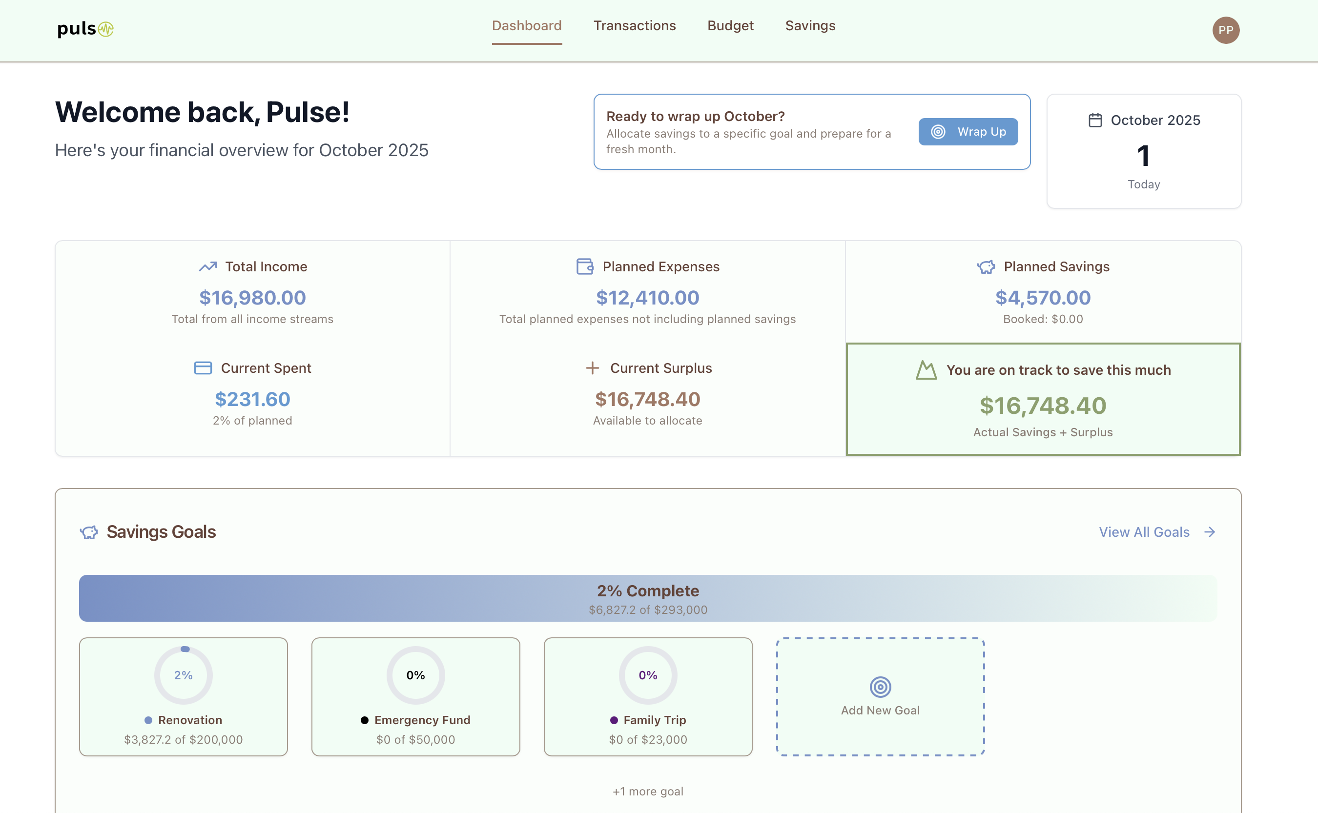 Média Tracker budgétaire de la finance de pouls - Mettez votre pouls dans l'ordre 4