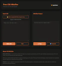 Free CSS Minifier gallery image