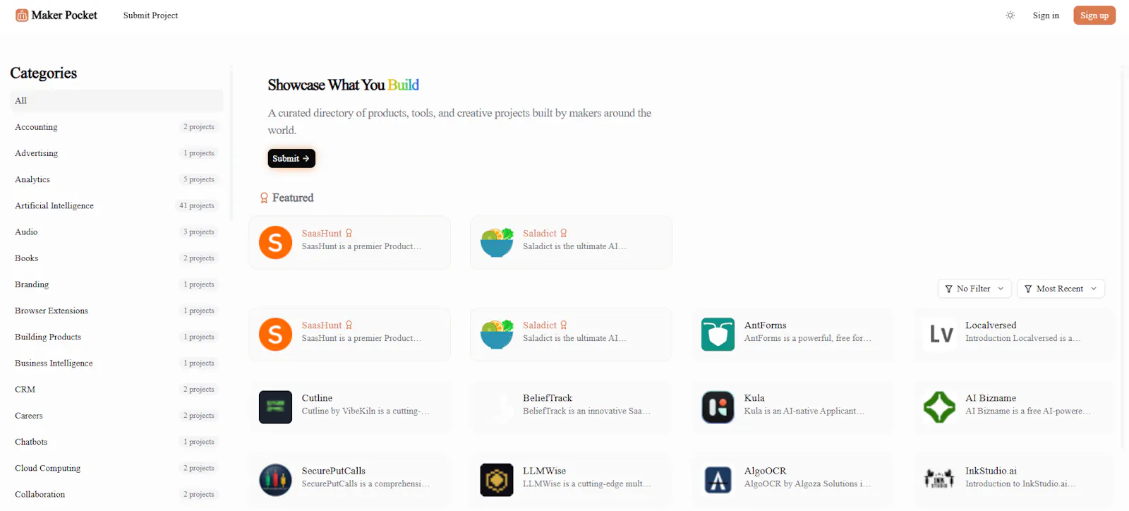Maker Pocket screenshot 1
