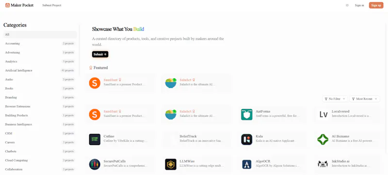 Maker Pocket screenshot 1