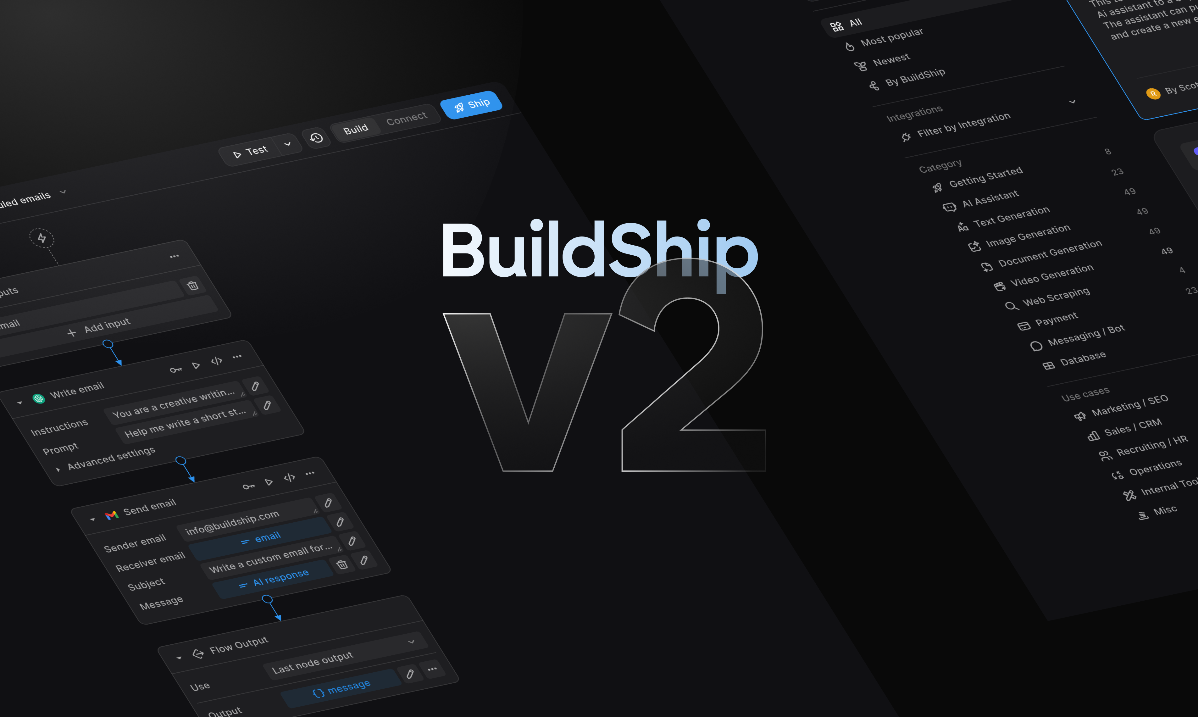 startuptile BuildShip V2-Visually develop backend APIs and workflows with AI