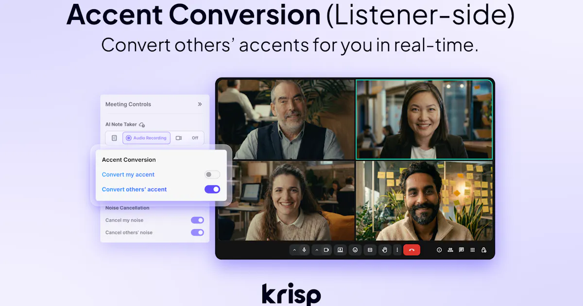 Krisp Accent Conversion