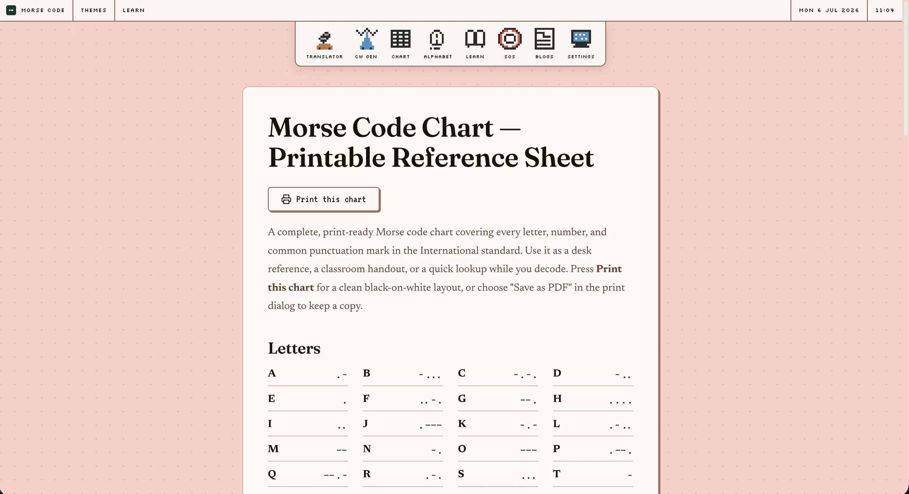 Morse Code Audio screenshot 3