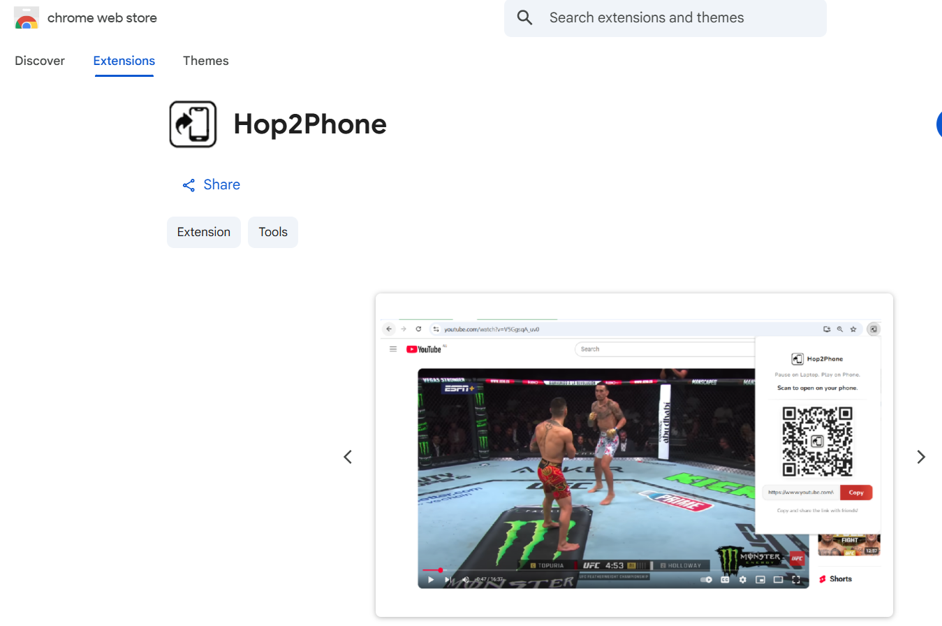 Hop2phone - लैपटॉप पर रुकें।फोन पर खेलो। मीडिया 3