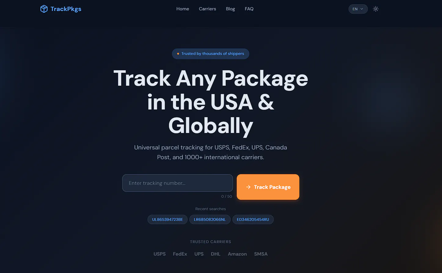 Trackpkgs gallery image