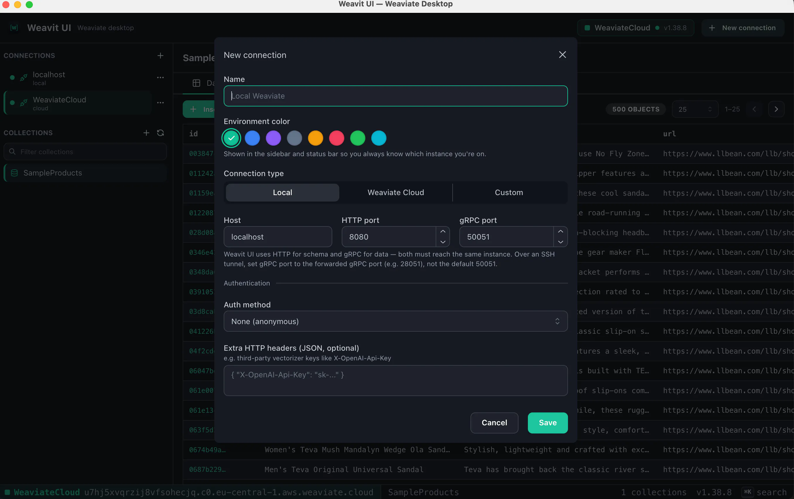 Weavit UI gallery image