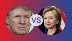 Trump vs Clinton gallery image