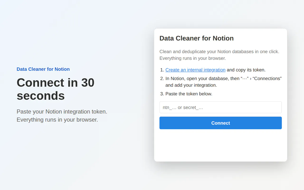 Data Cleaner for Notion gallery image