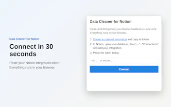 Data Cleaner for Notion gallery image