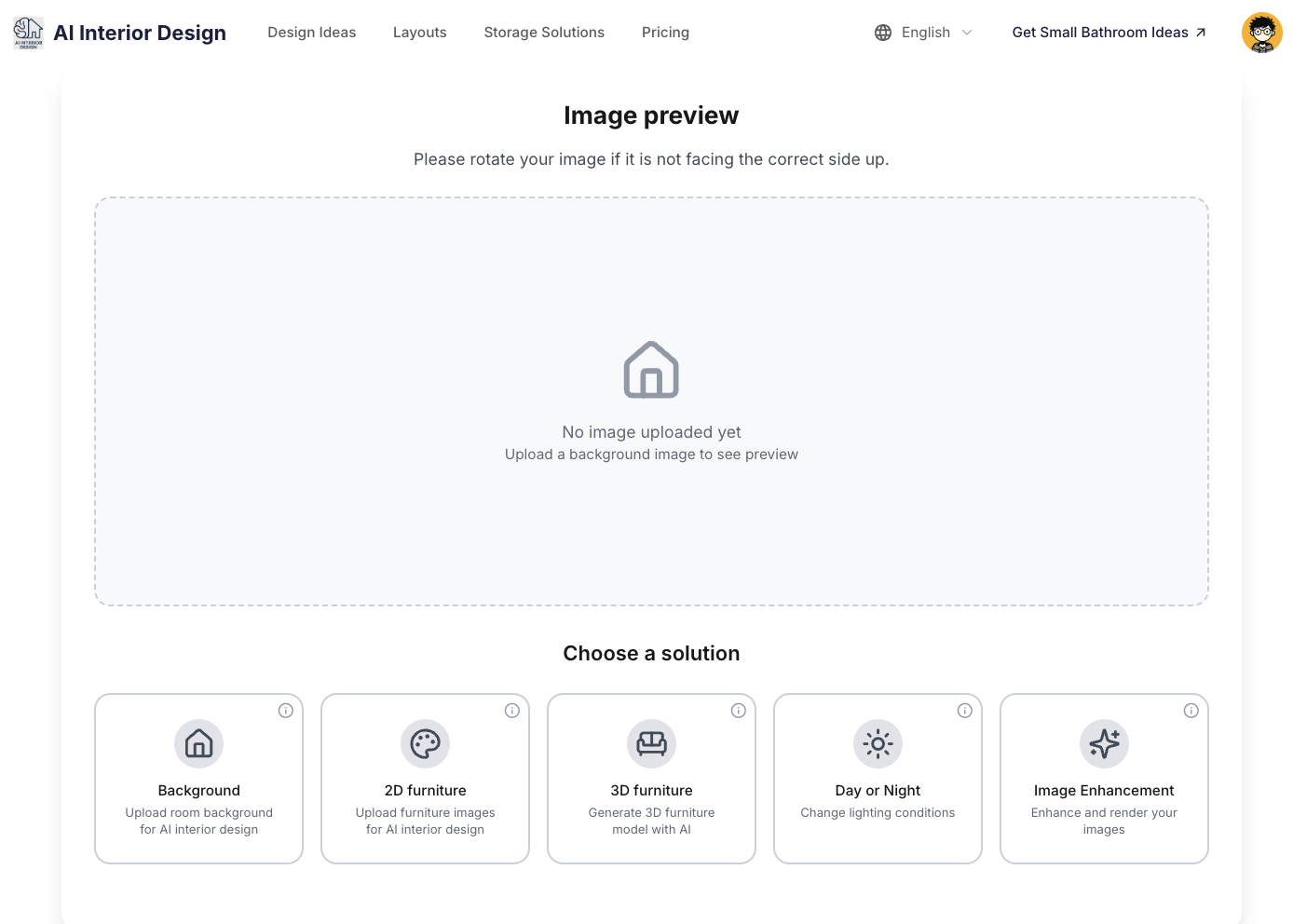 ai interior design gallery image