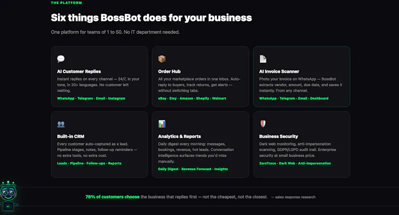 BossBot screenshot 4