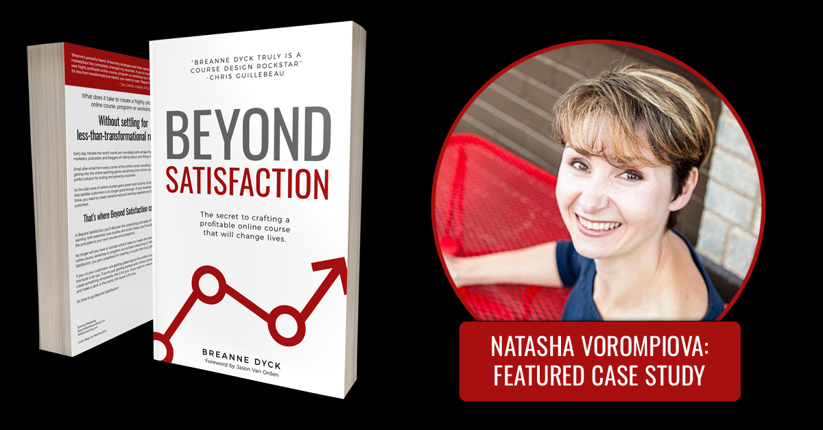 Beyond Satisfaction: The secret to crafting a profitable online course that will change lives gallery image