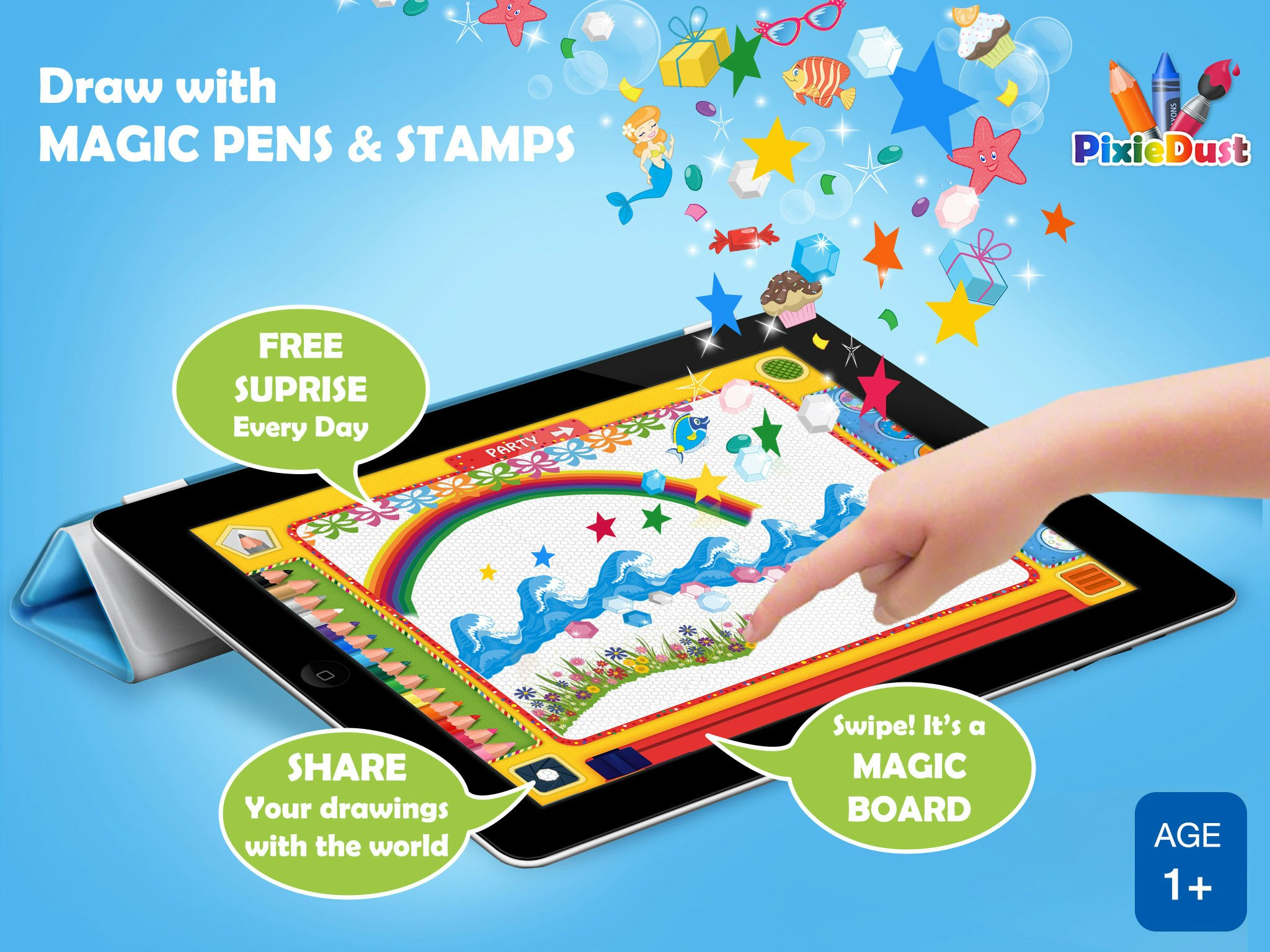 PixieDust - Drawing and Coloring App for Kids gallery image