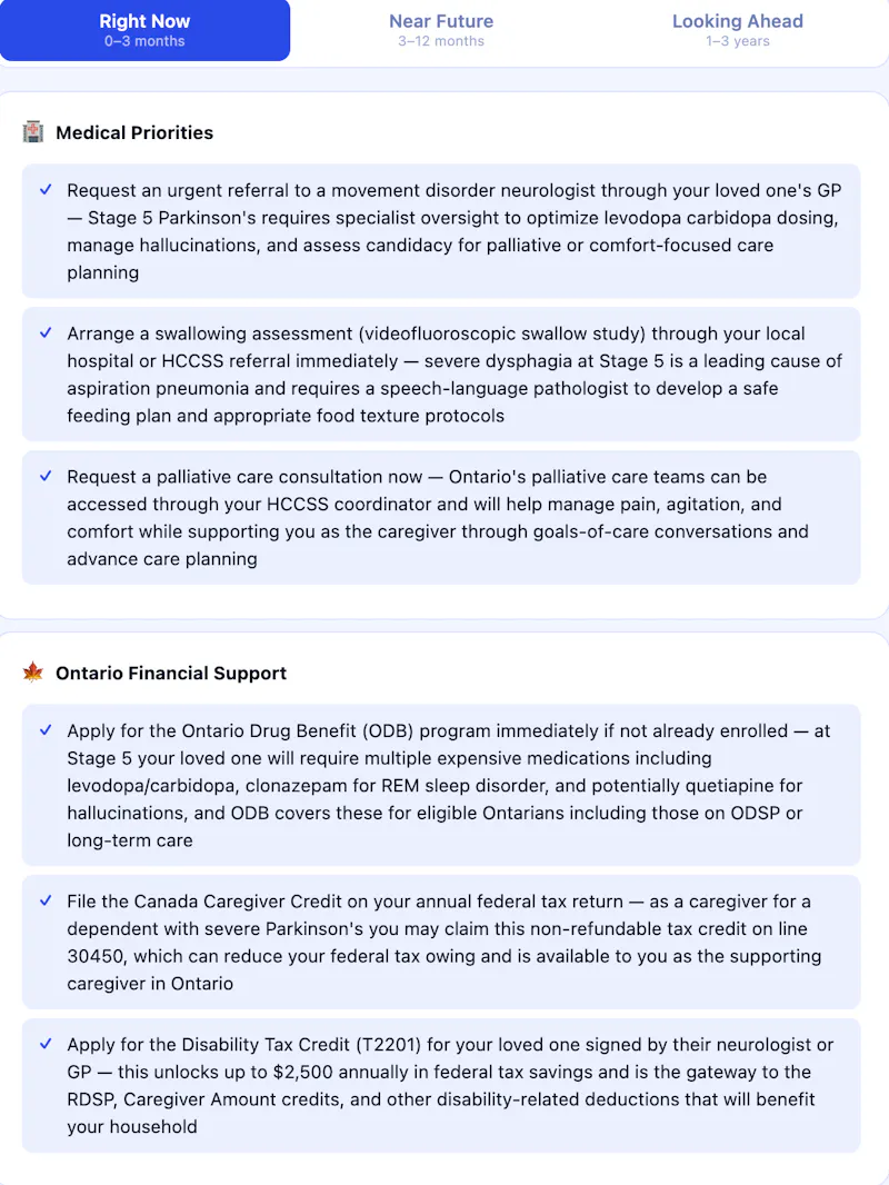 Moonlight - Caregiver Roadmap screenshot 3