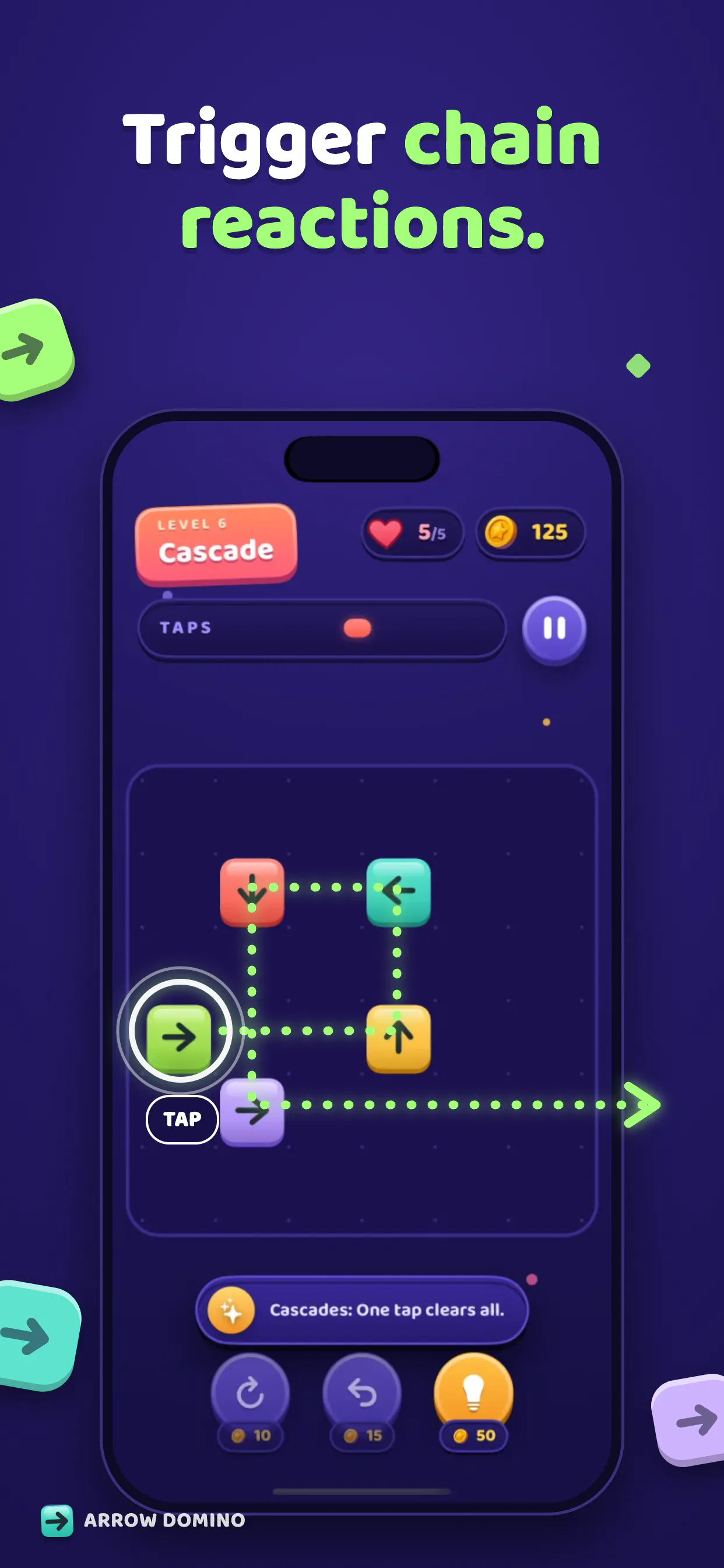 Arrow Domino: Tap Away Puzzle gallery image