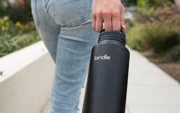 Bindle Bottle: Stainless H2O bottle with integrated storage media 1