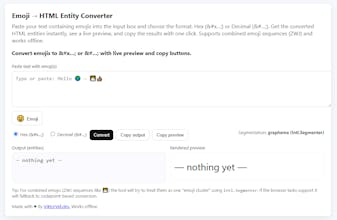 Emoji To HTML gallery image