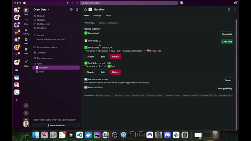 BusyBee screenshot 1 (video preview)