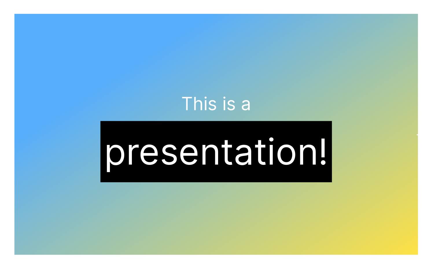 Presentation Look&Feel Generator gallery image