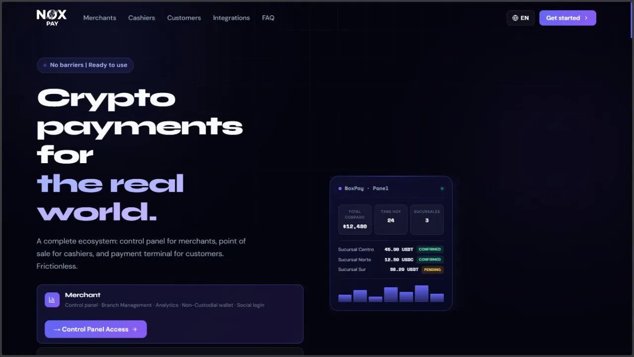 NOX Pay のプロダクトバナー