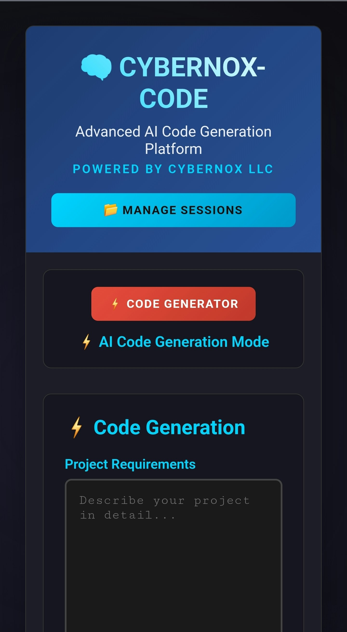 Cybernox - Beveilig AI -code -generatie media 1