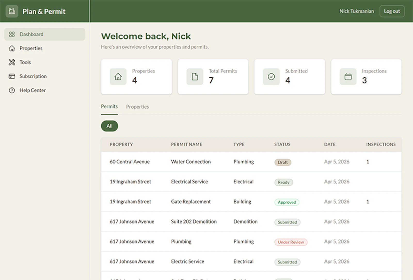 PlanPermit screenshot 1