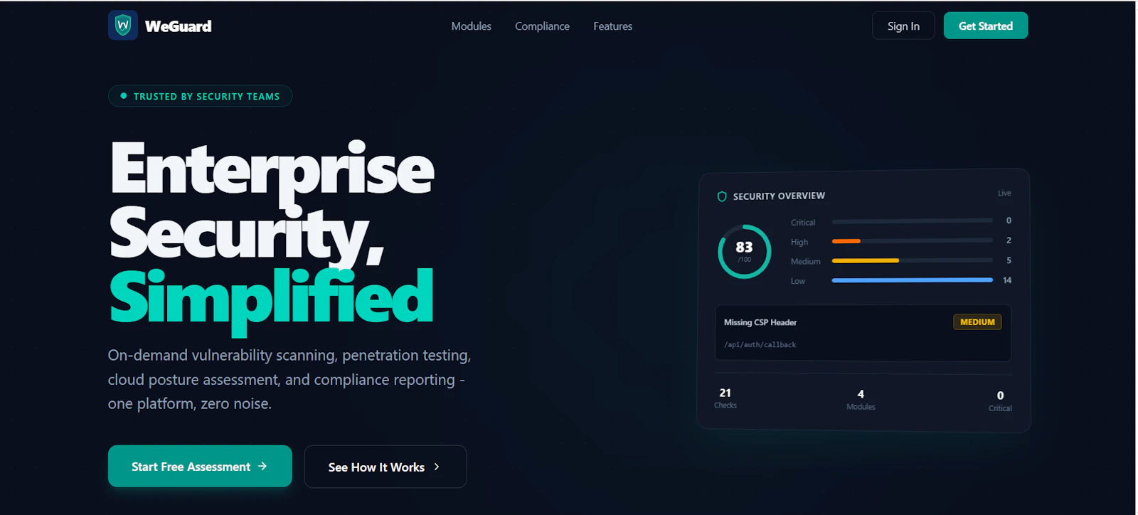 WeGuard screenshot 1
