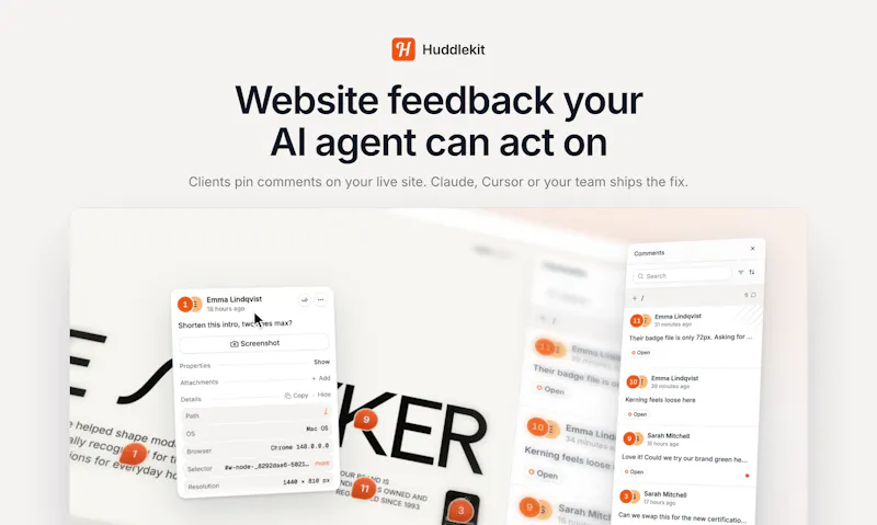 Huddlekit screenshot 1