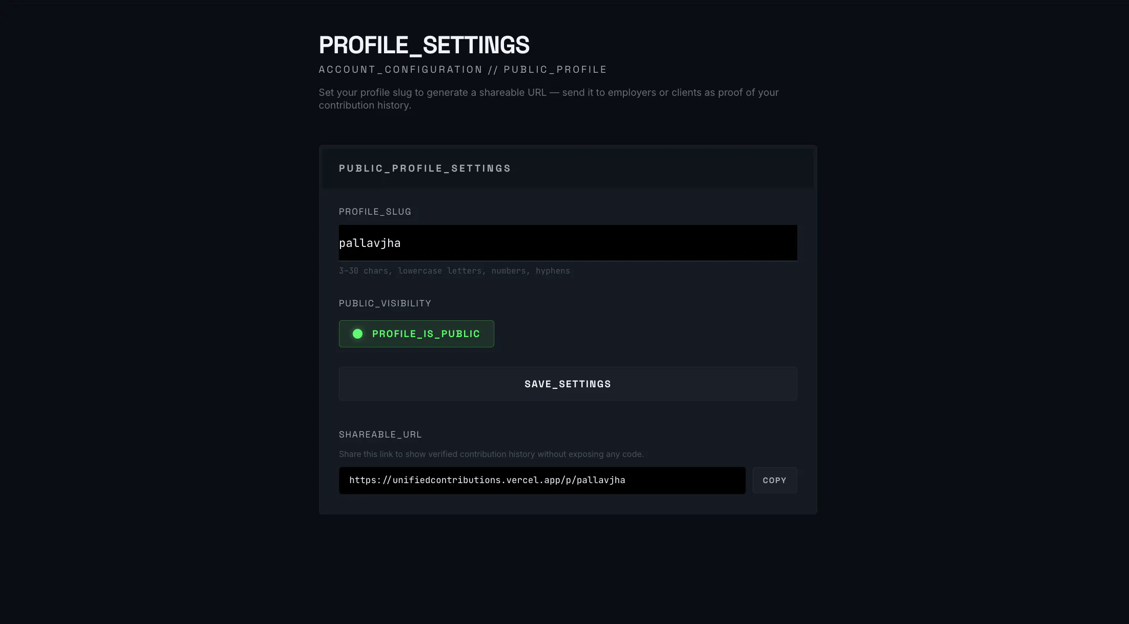 Unified contributions portal: Prove your private GitHub work and ...